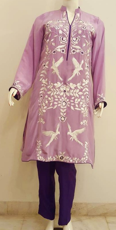 Flowing Botanical Shirt Dress
